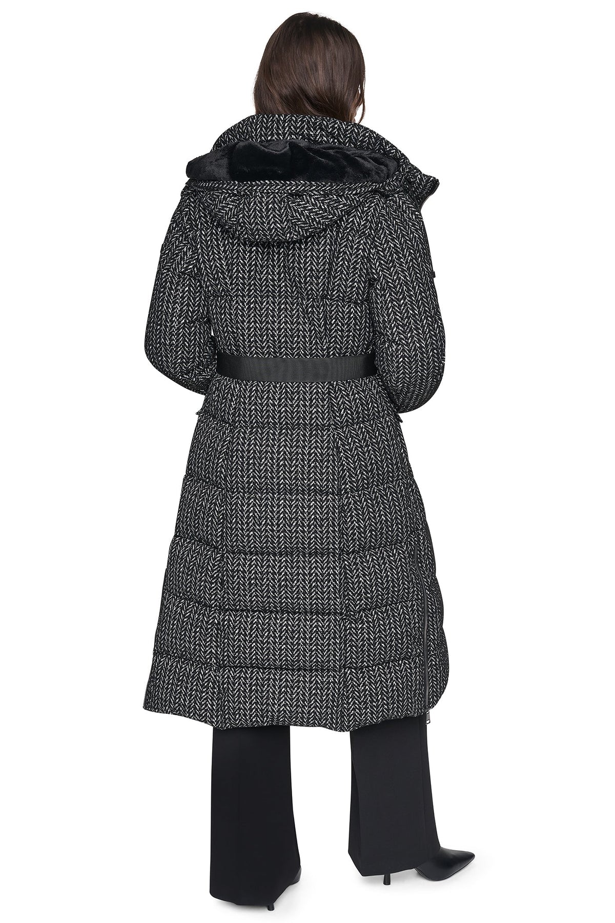 MAXI PUFFER WITH BELT