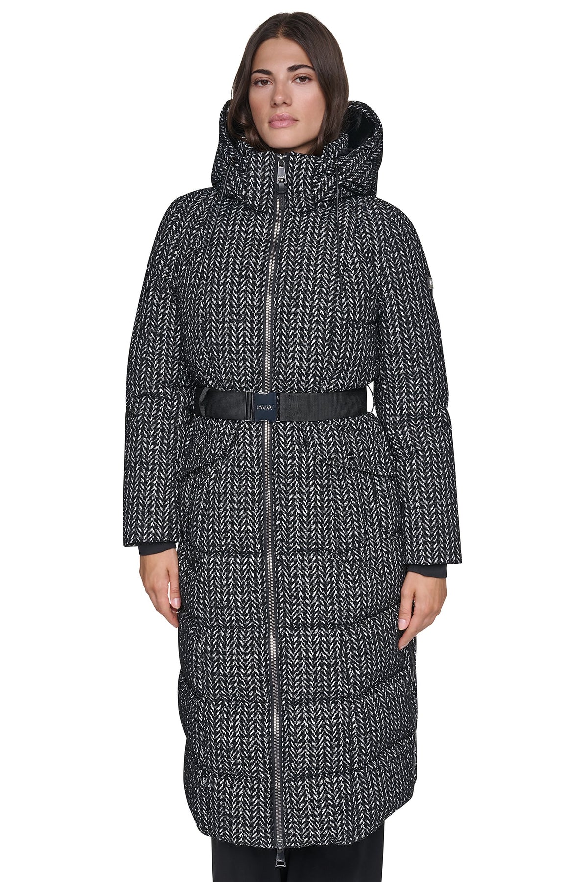 MAXI PUFFER WITH BELT
