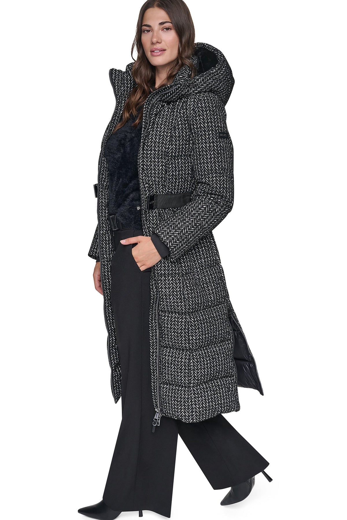 MAXI PUFFER WITH BELT