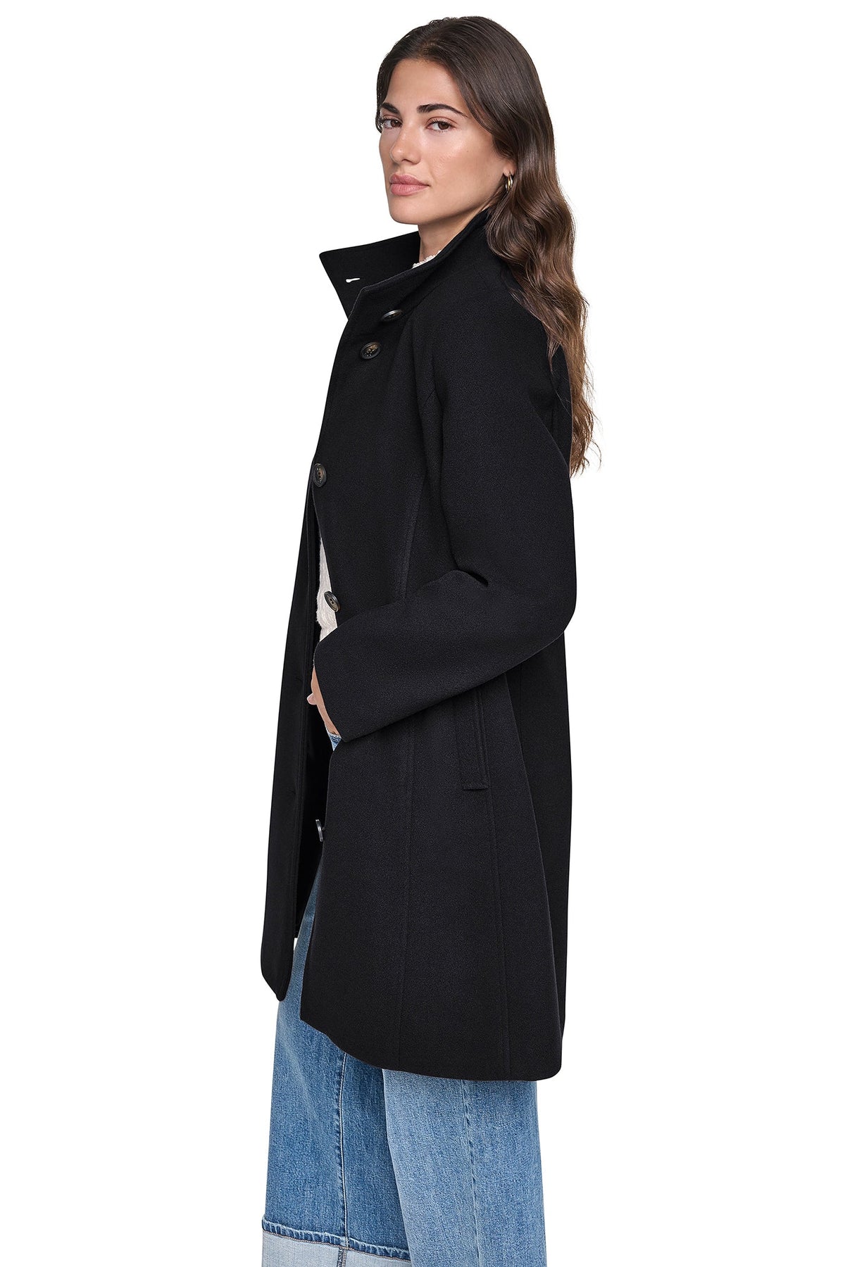 CLASSIC STAND COLLAR TAILORED WALKER