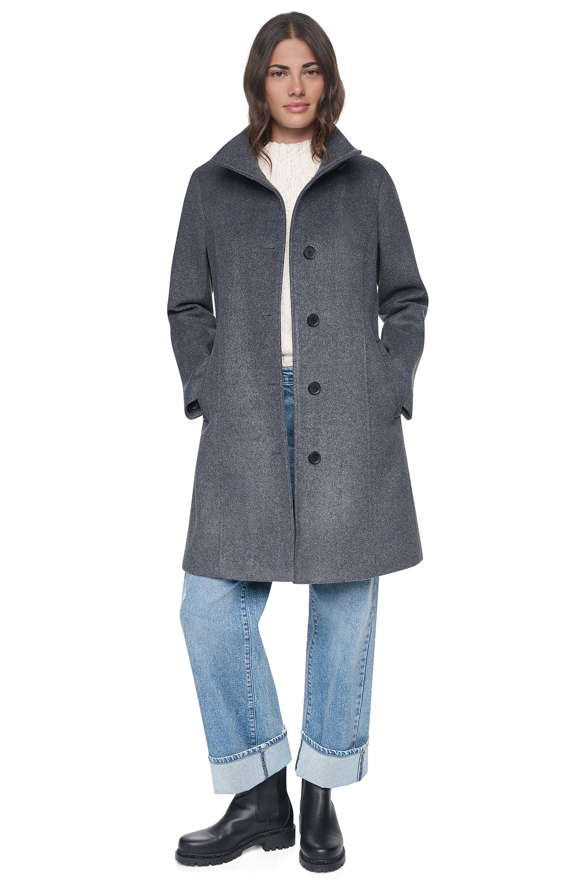 CLASSIC STAND COLLAR TAILORED WALKER