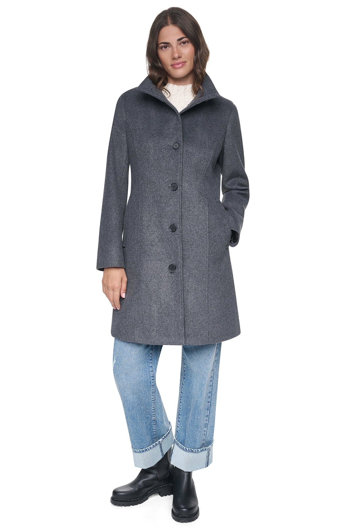 CLASSIC STAND COLLAR TAILORED WALKER