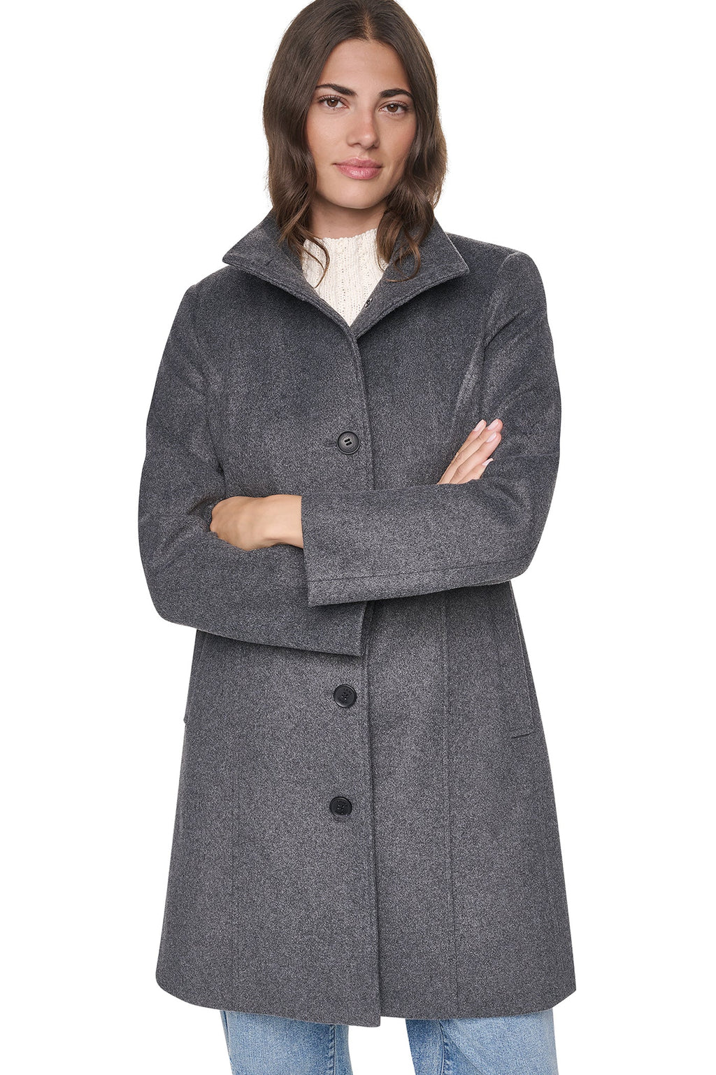 CLASSIC STAND COLLAR TAILORED WALKER