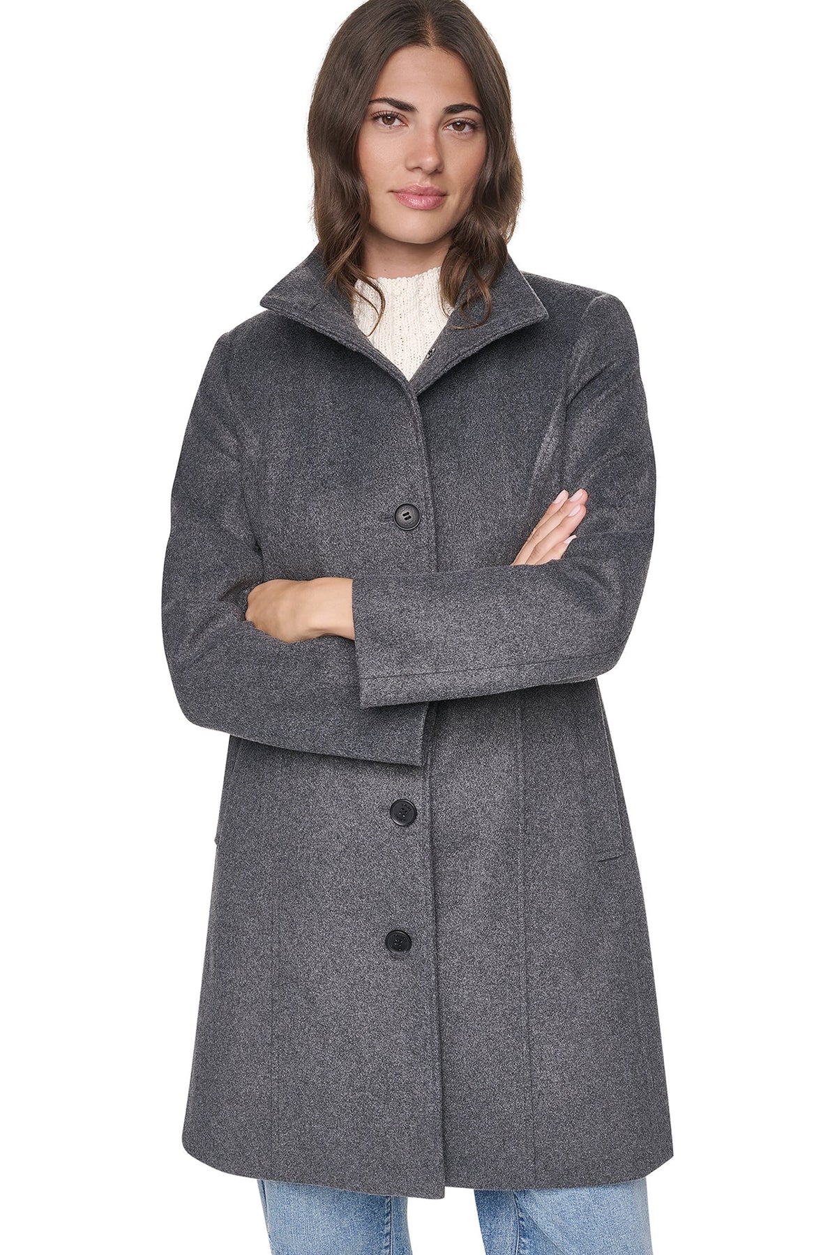 CLASSIC STAND COLLAR TAILORED WALKER