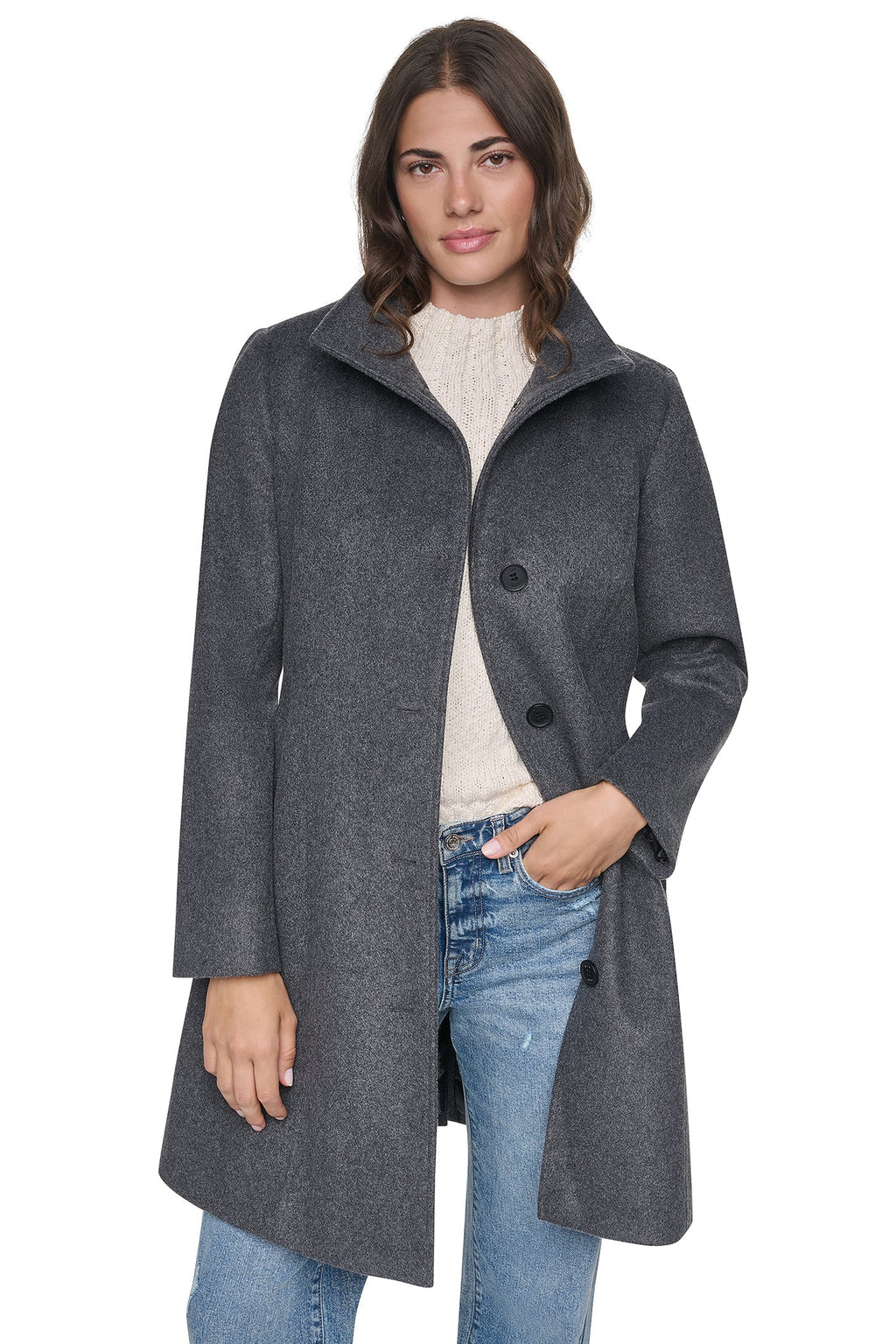 CLASSIC STAND COLLAR TAILORED WALKER