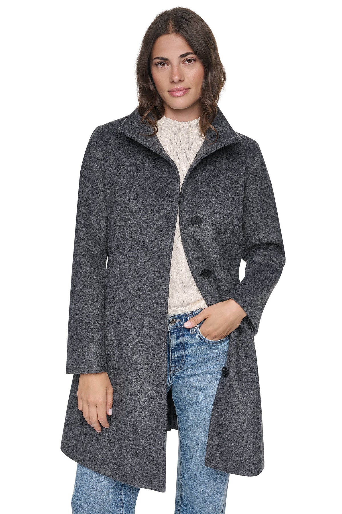 CLASSIC STAND COLLAR TAILORED WALKER