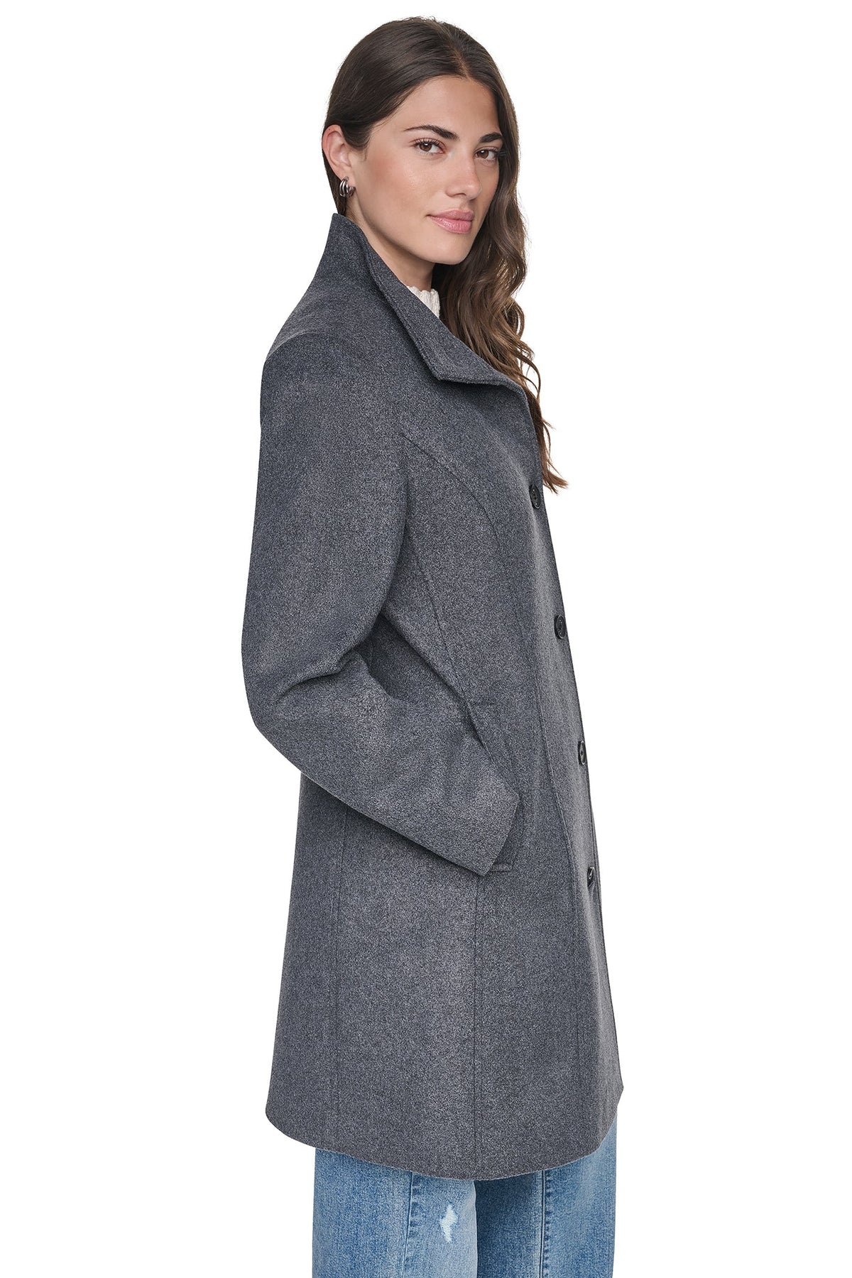 CLASSIC STAND COLLAR TAILORED WALKER