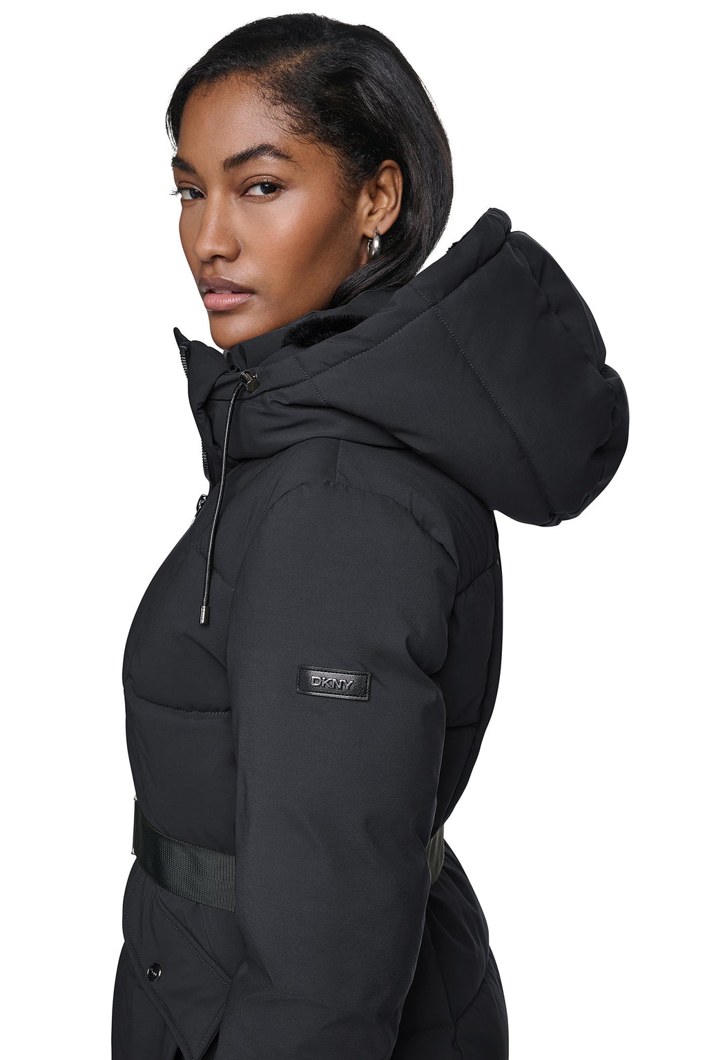 MAXI PUFFER WITH BELT