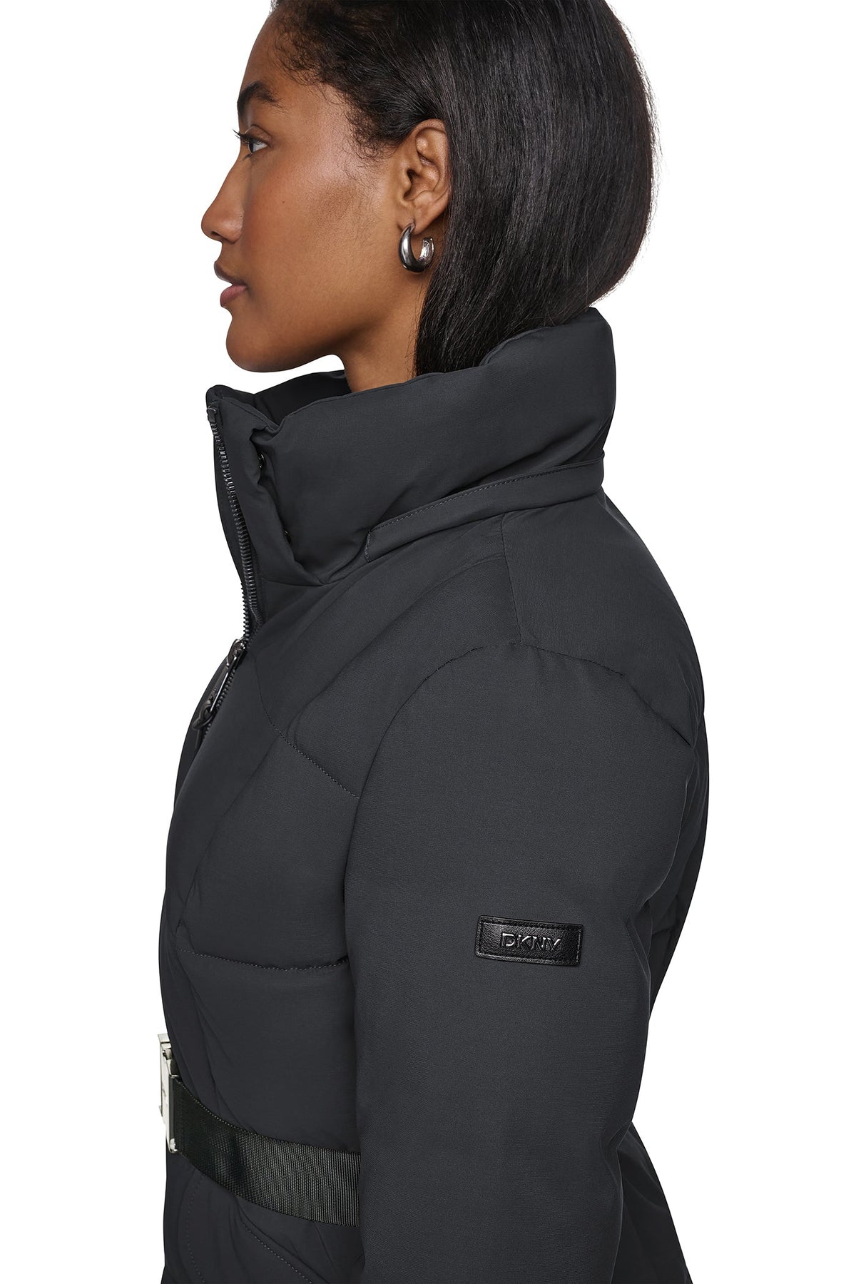 MAXI PUFFER WITH BELT