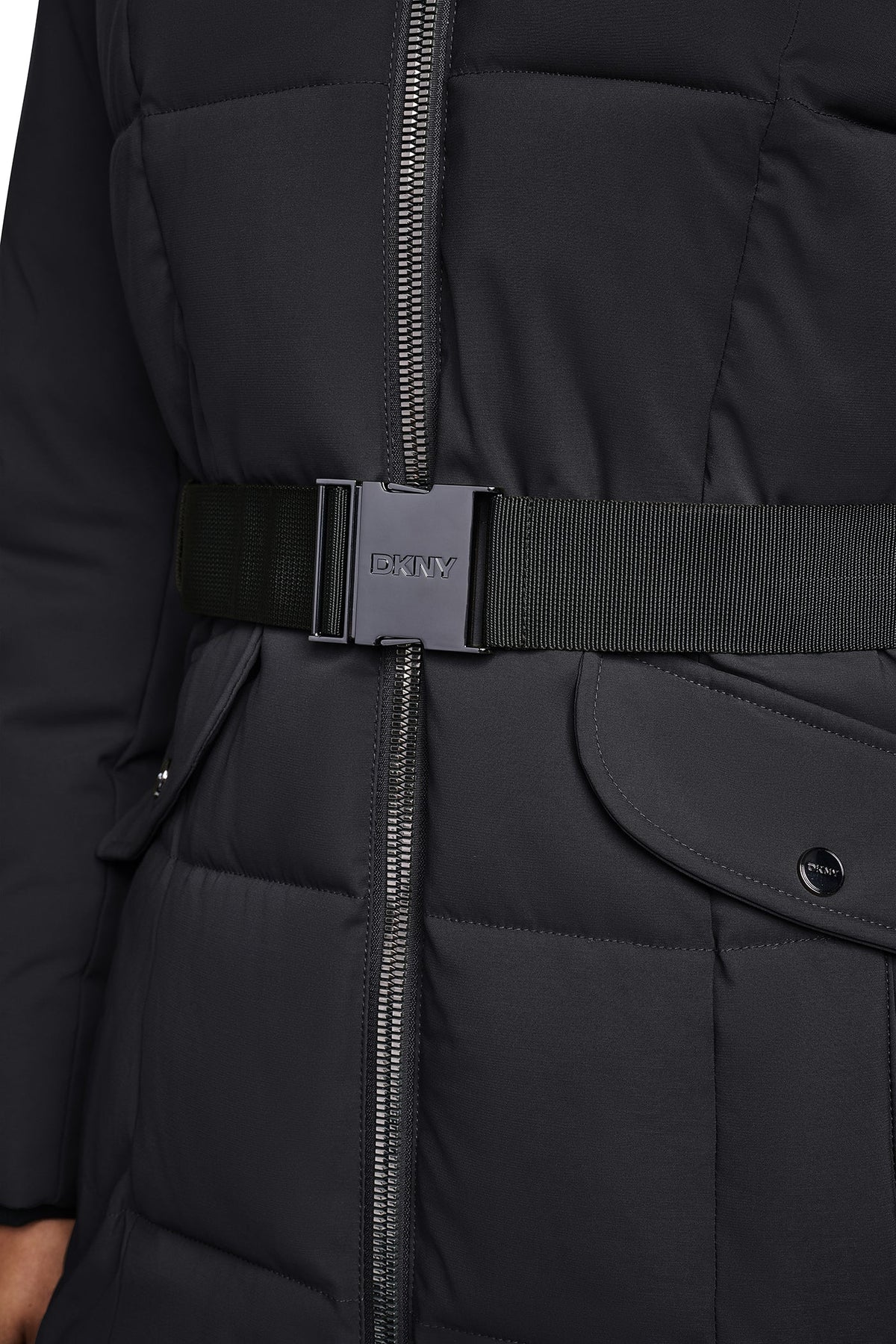 MAXI PUFFER WITH BELT