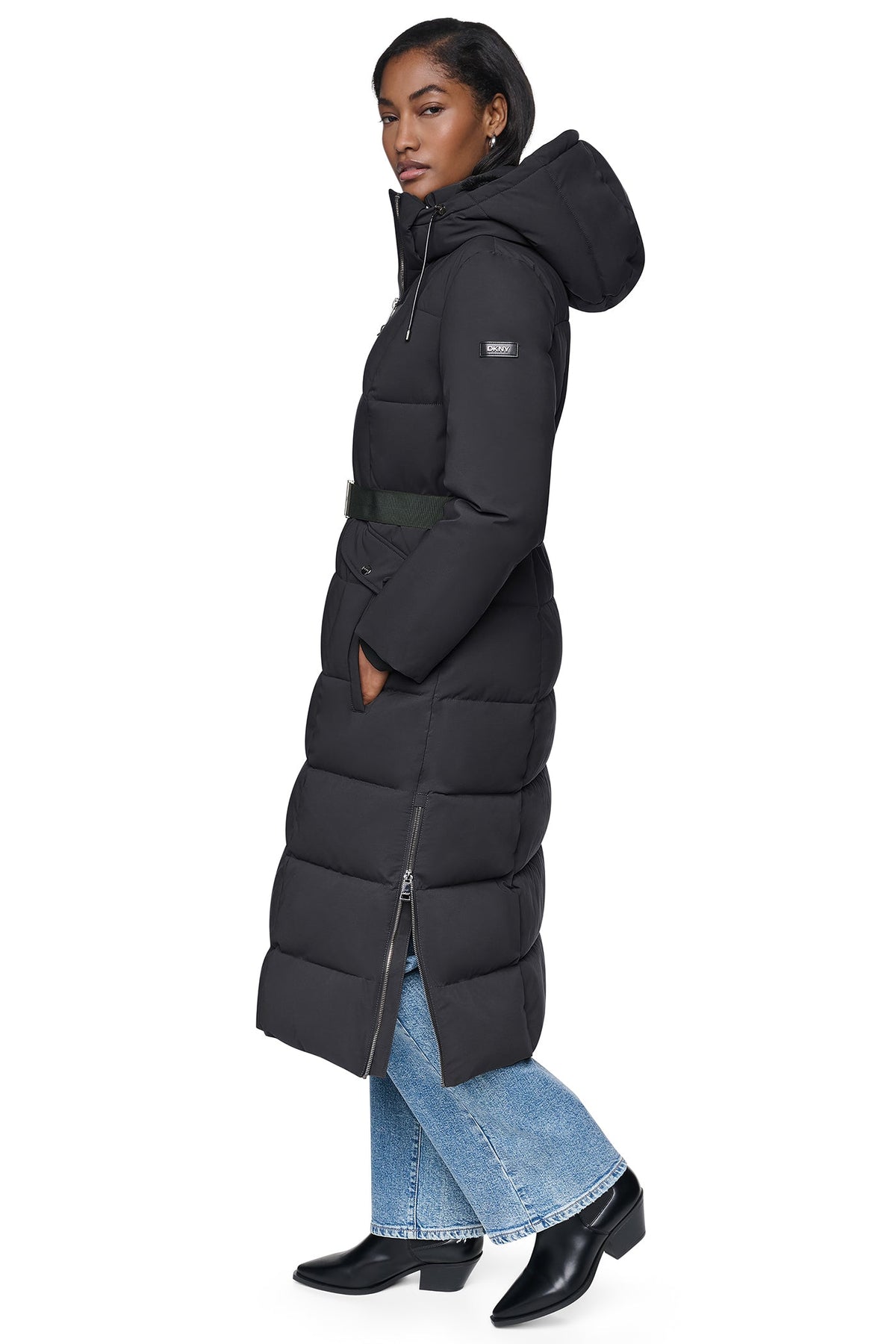 MAXI PUFFER WITH BELT