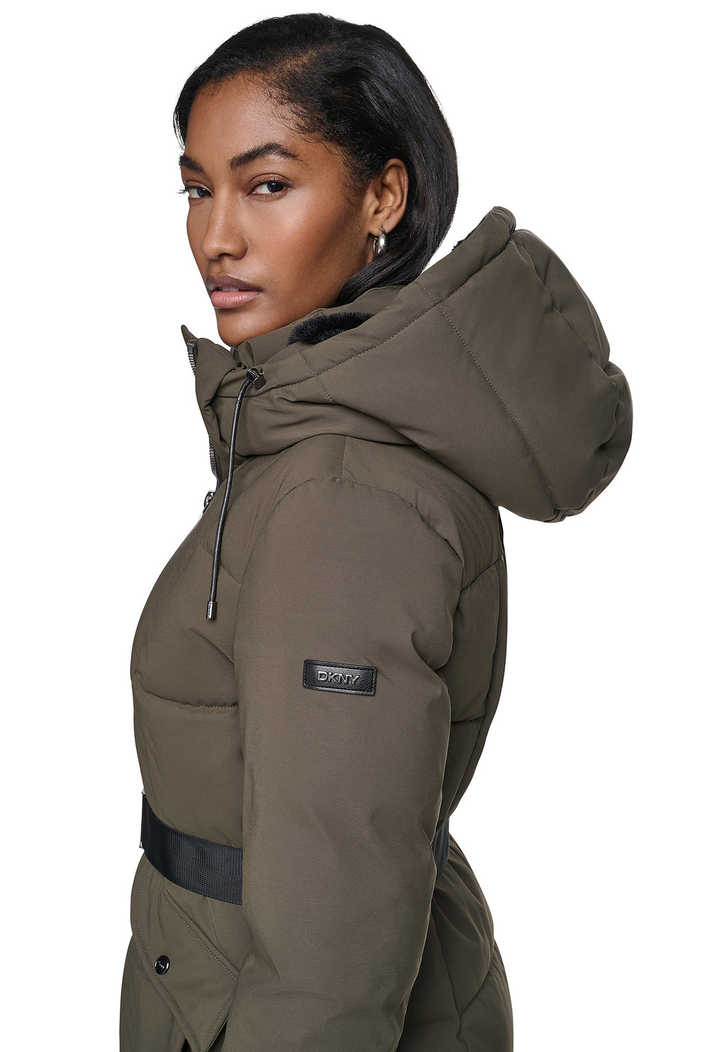 MAXI PUFFER WITH BELT