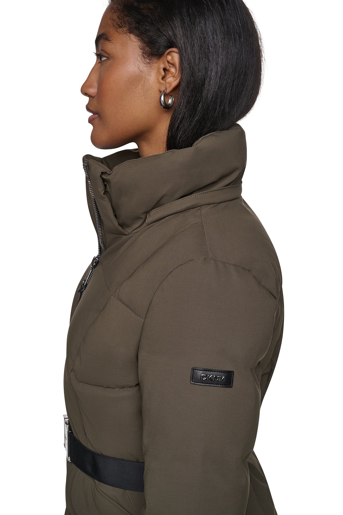 MAXI PUFFER WITH BELT