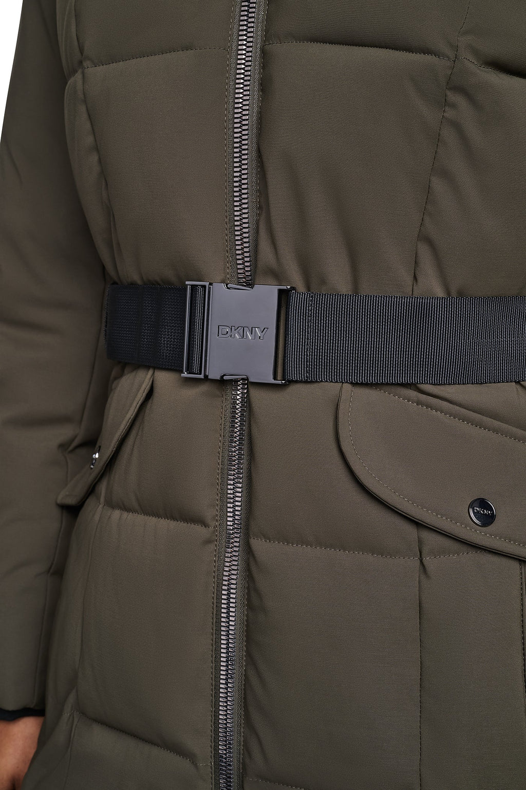MAXI PUFFER WITH BELT