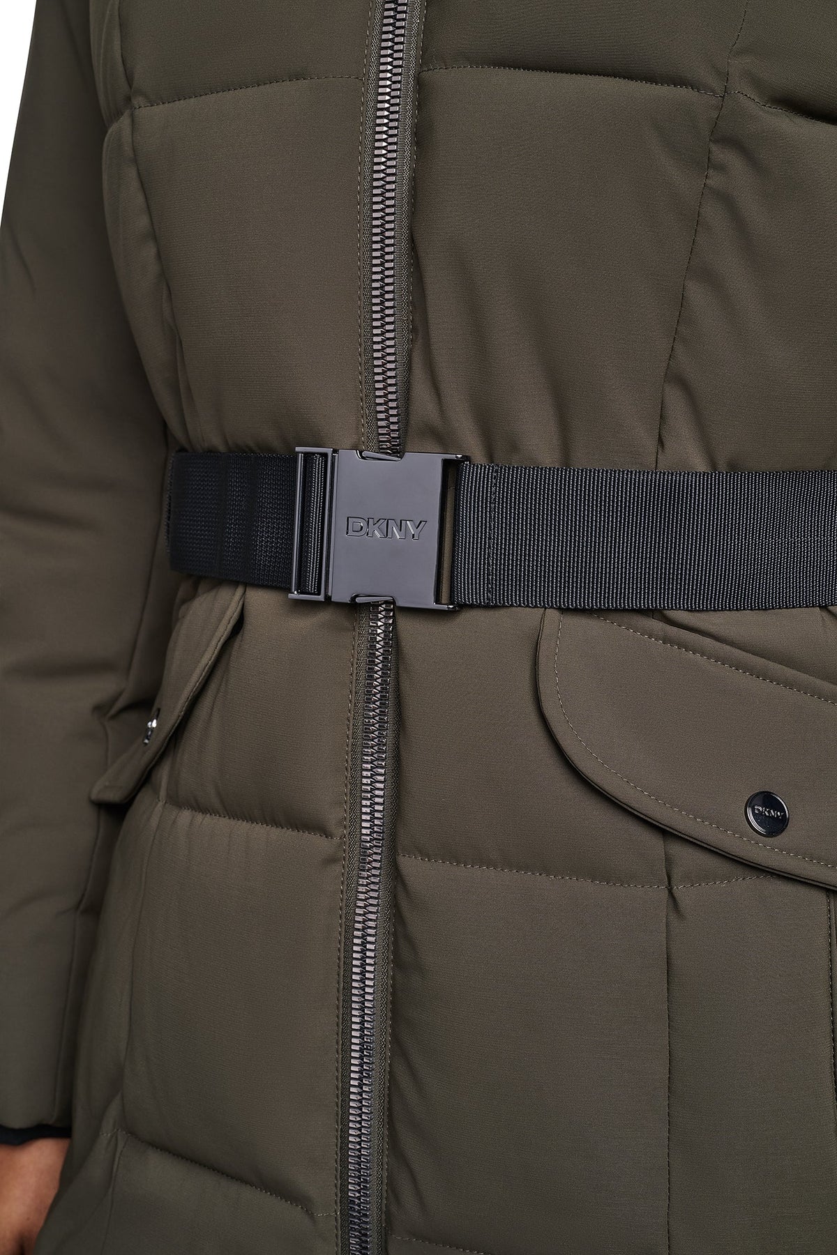 MAXI PUFFER WITH BELT