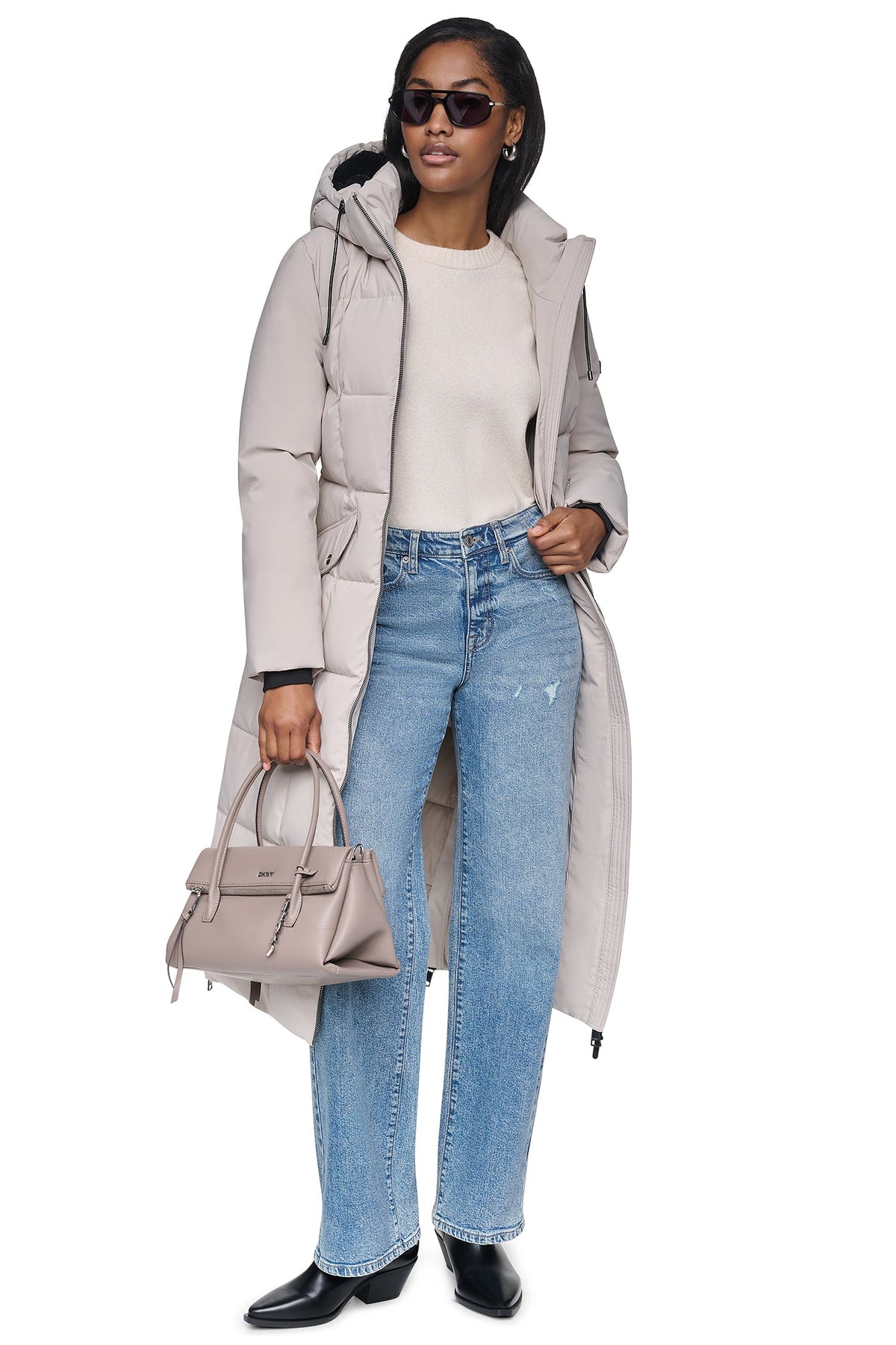MAXI PUFFER WITH BELT