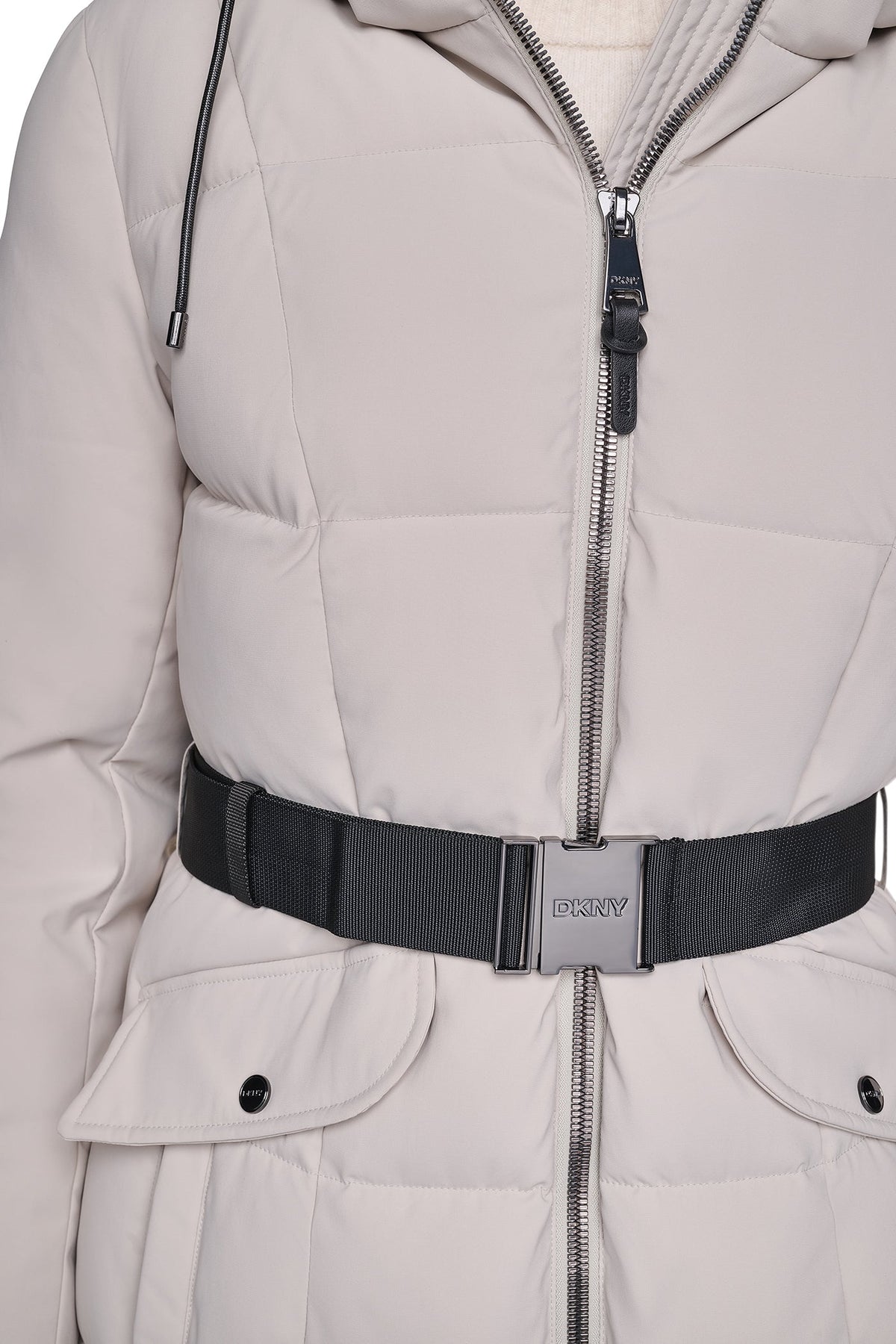 MAXI PUFFER WITH BELT