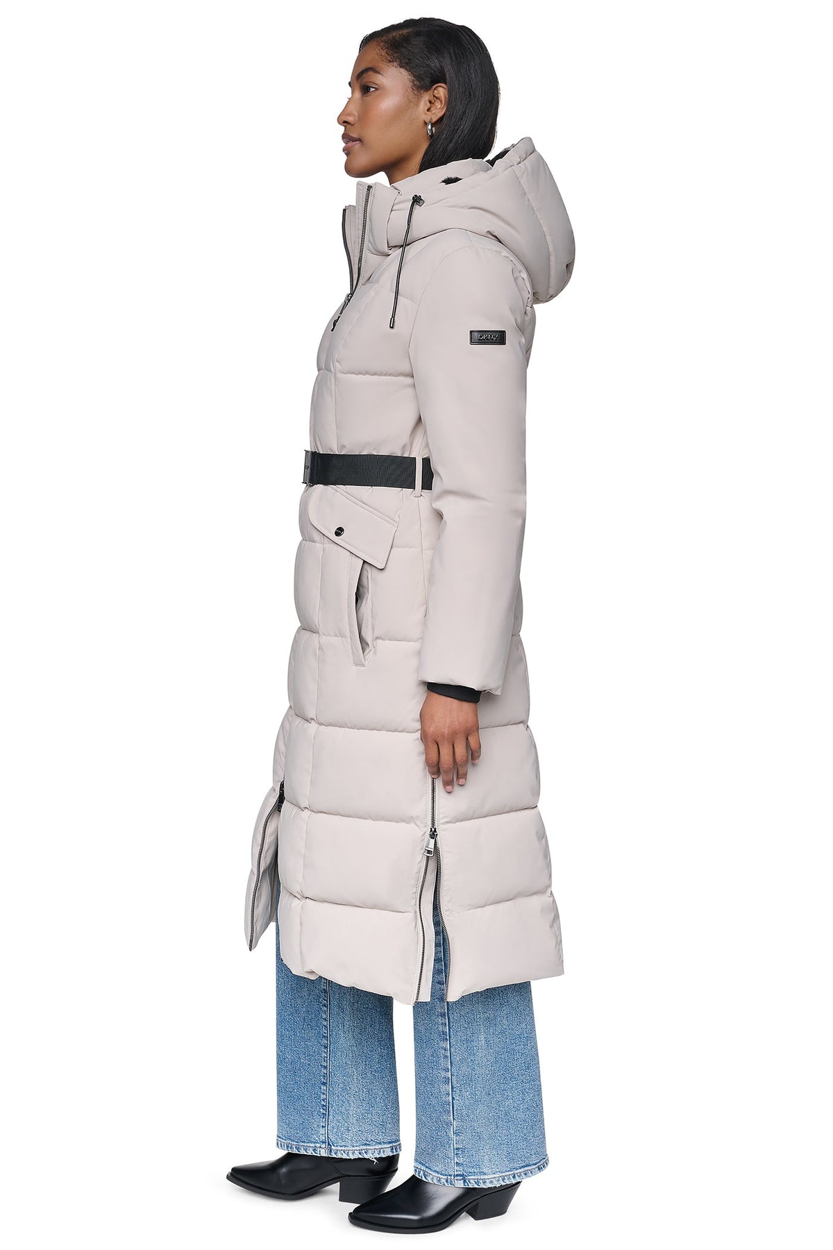 MAXI PUFFER WITH BELT