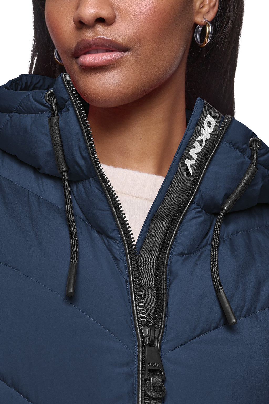 MIXED MEDIA PACKABLE JACKET