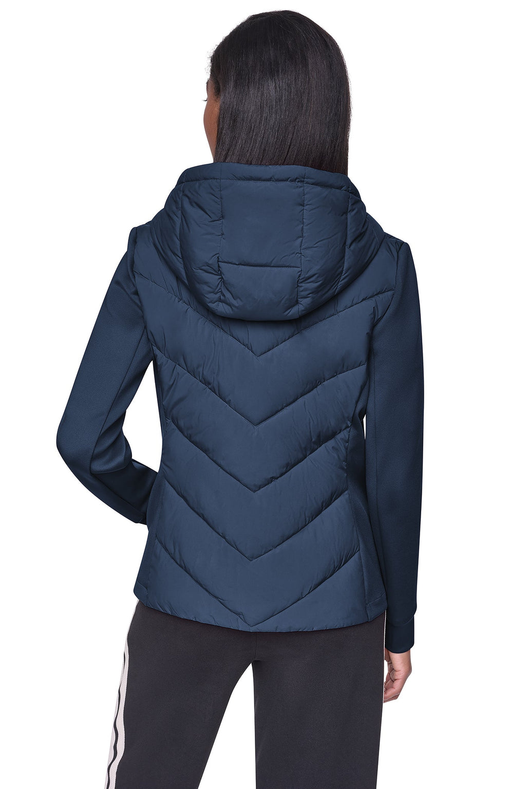 MIXED MEDIA PACKABLE JACKET