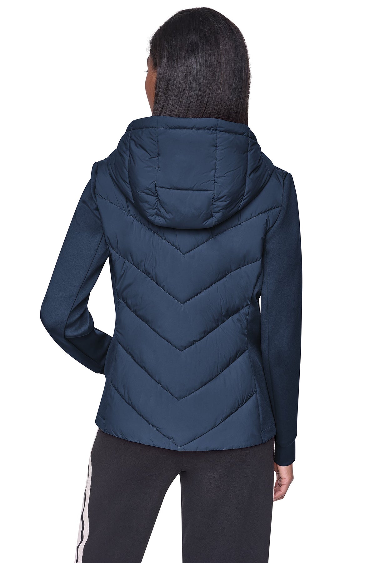 MIXED MEDIA PACKABLE JACKET