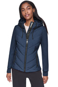 MIXED MEDIA PACKABLE JACKET