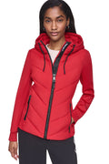 MIXED MEDIA PACKABLE JACKET