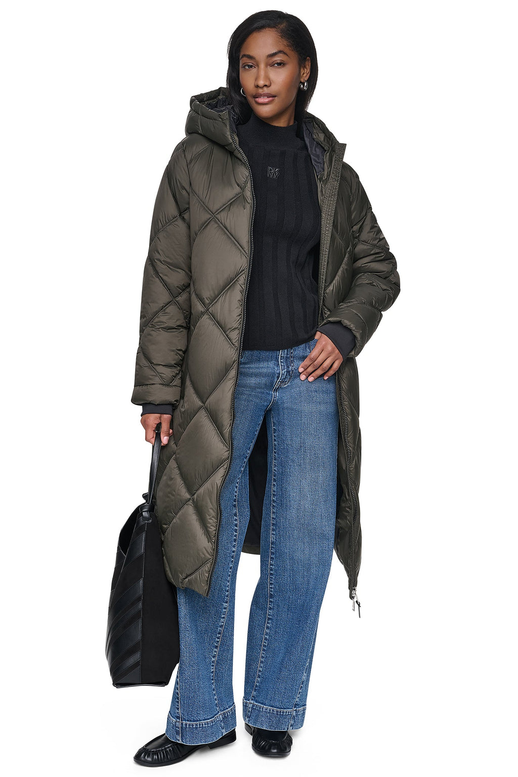 DIAMOND QUILTED PUFFER