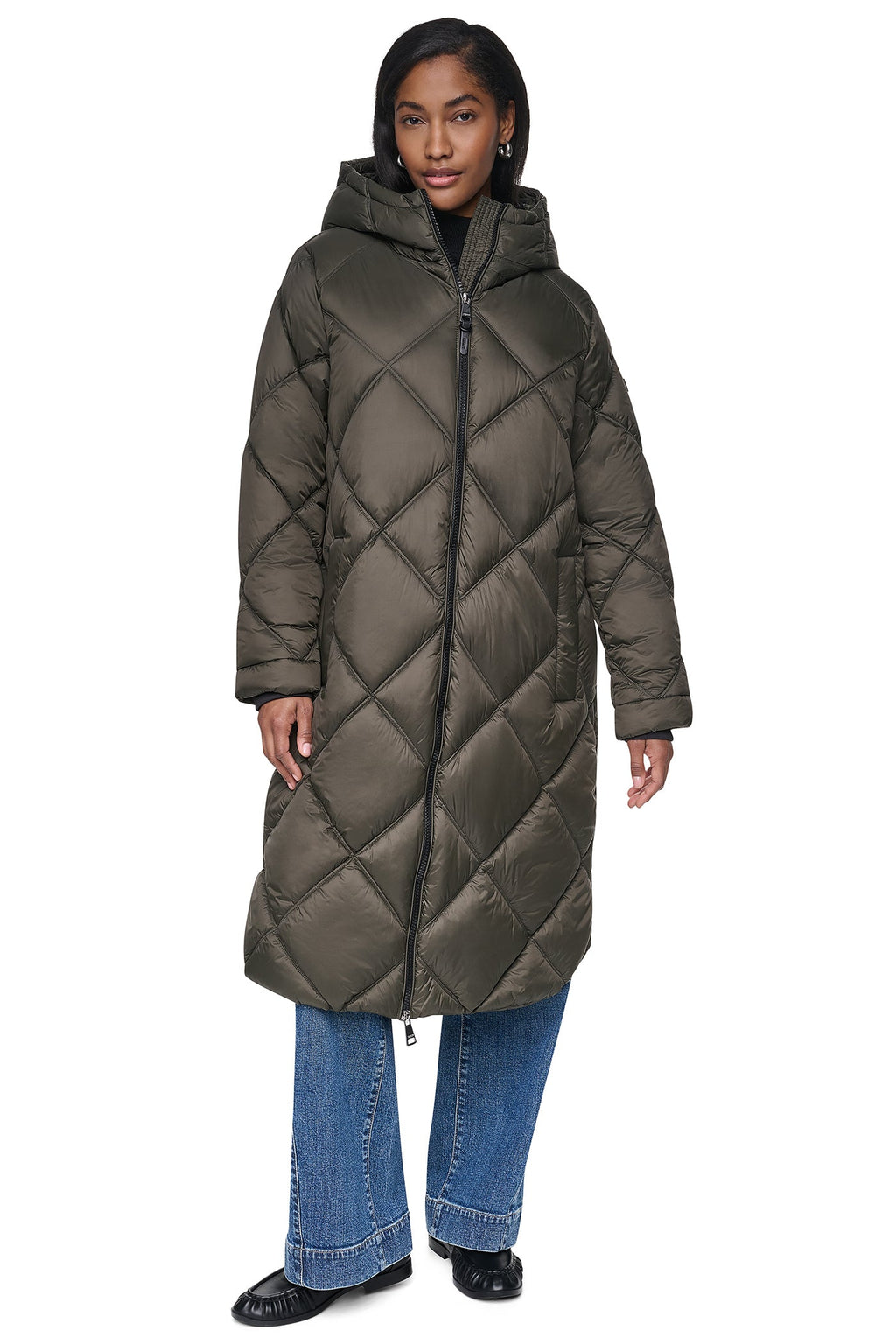 DIAMOND QUILTED PUFFER