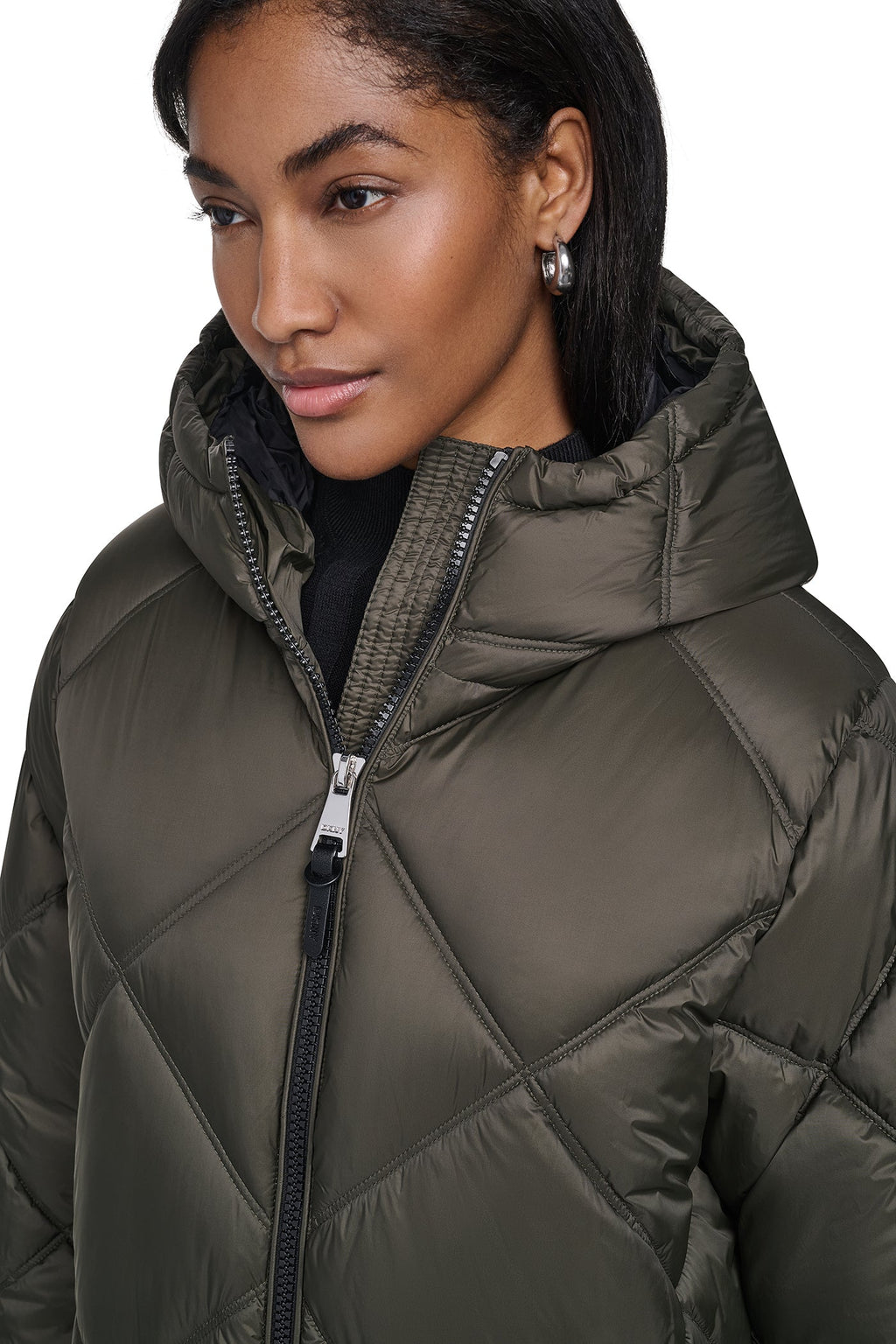 DIAMOND QUILTED PUFFER