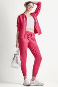 HIGH-RISE TWO-TONE SKINNNY JOGGER