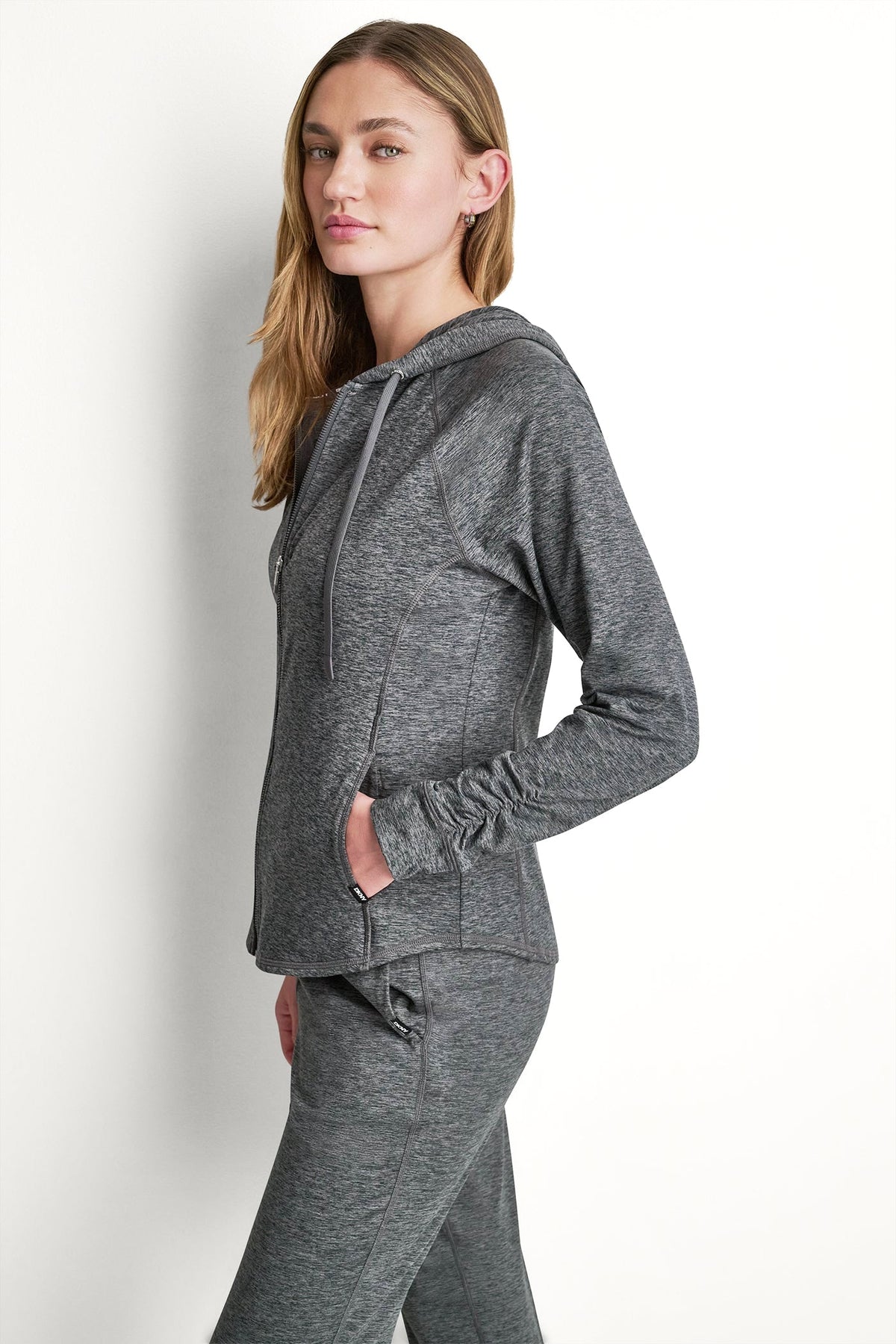 SPACEDYE FULL ZIP HOODIE