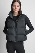 MOCK NECK PUFFER VEST