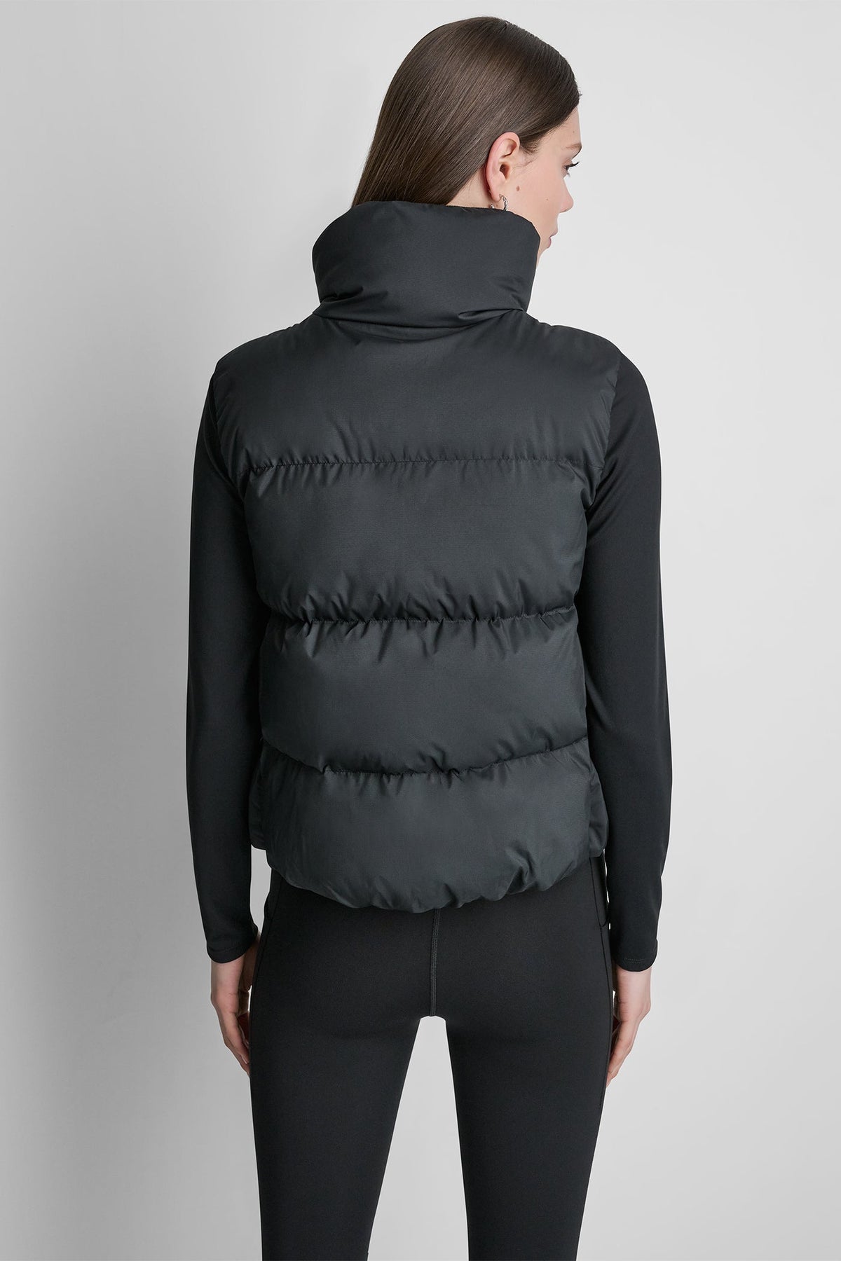 MOCK NECK PUFFER VEST