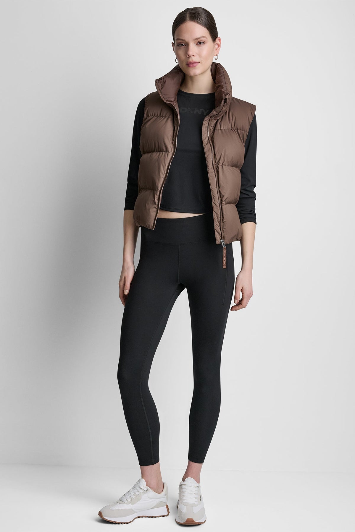 MOCK NECK PUFFER VEST