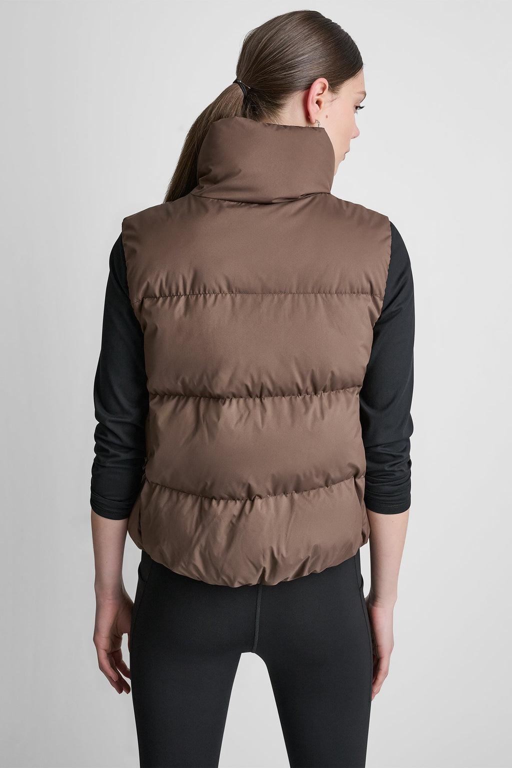 MOCK NECK PUFFER VEST