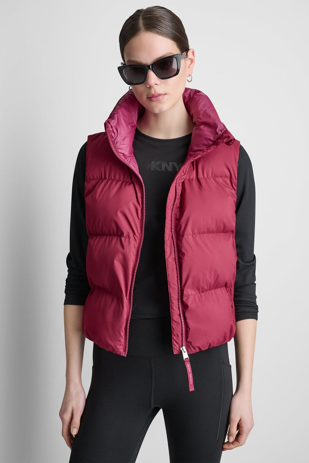 MOCK NECK PUFFER VEST