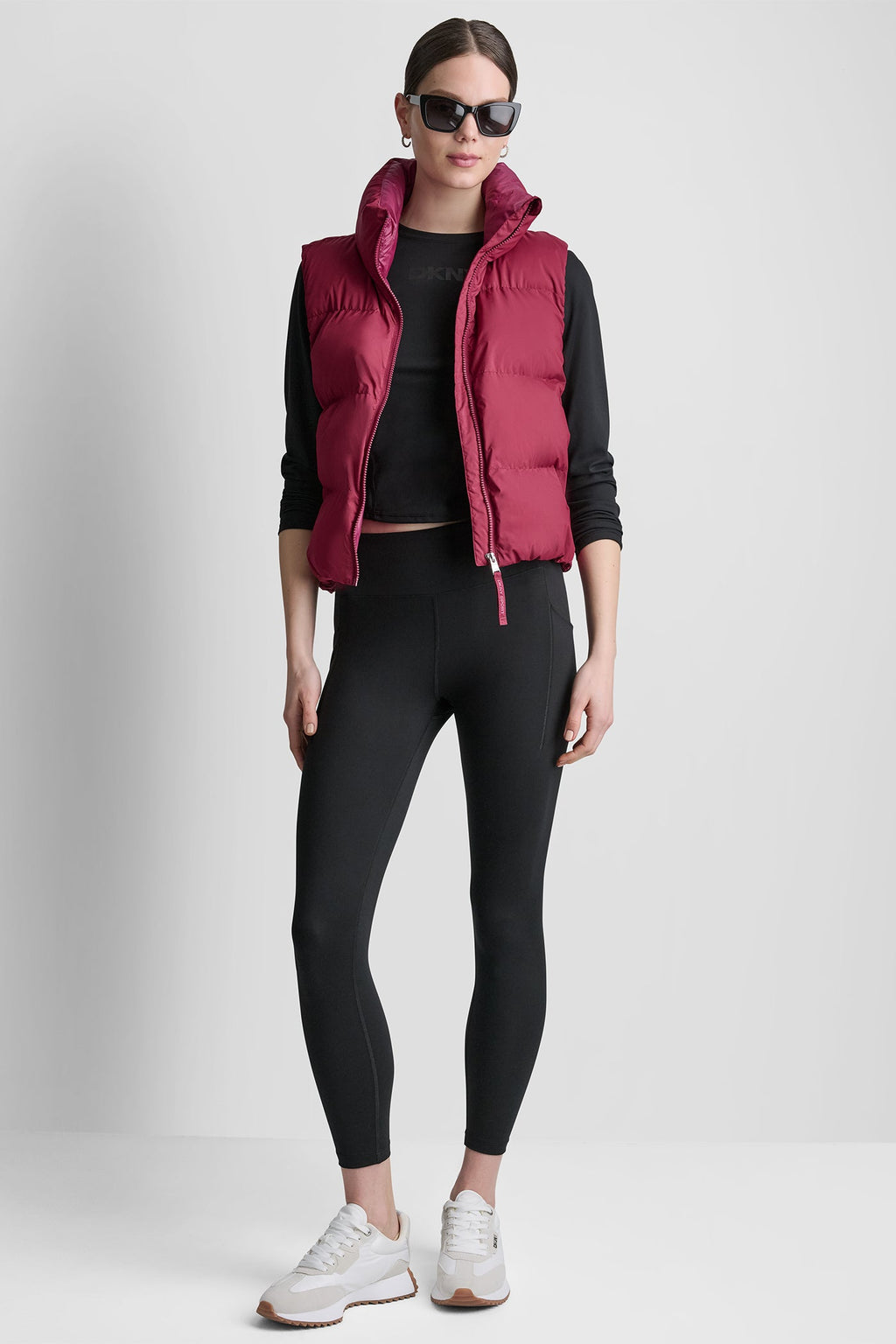 MOCK NECK PUFFER VEST