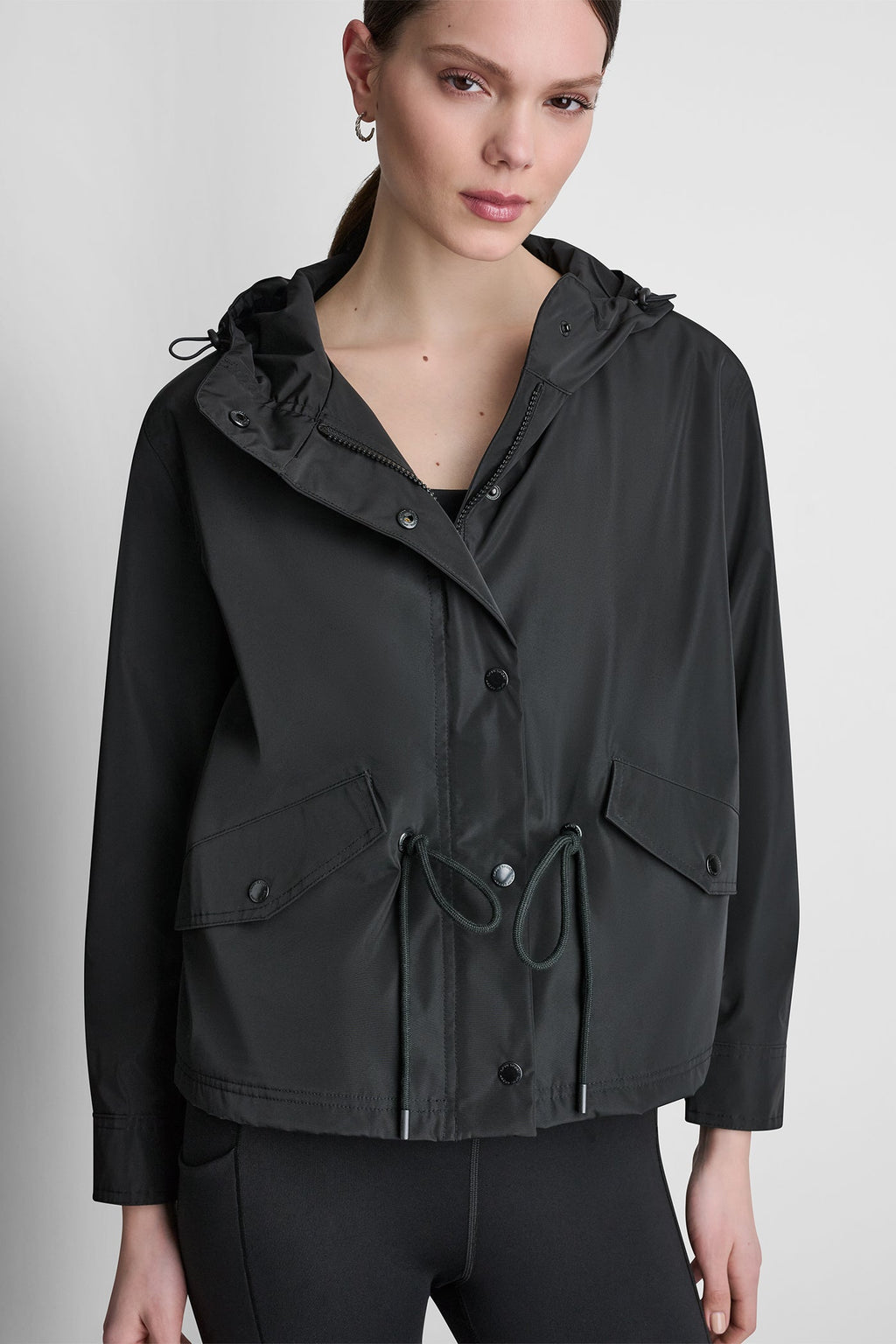 HIGH-LOW CROPPED JACKET