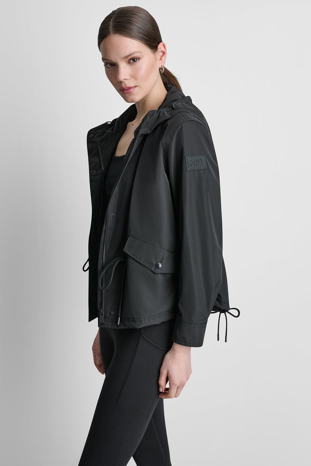 HIGH-LOW CROPPED JACKET