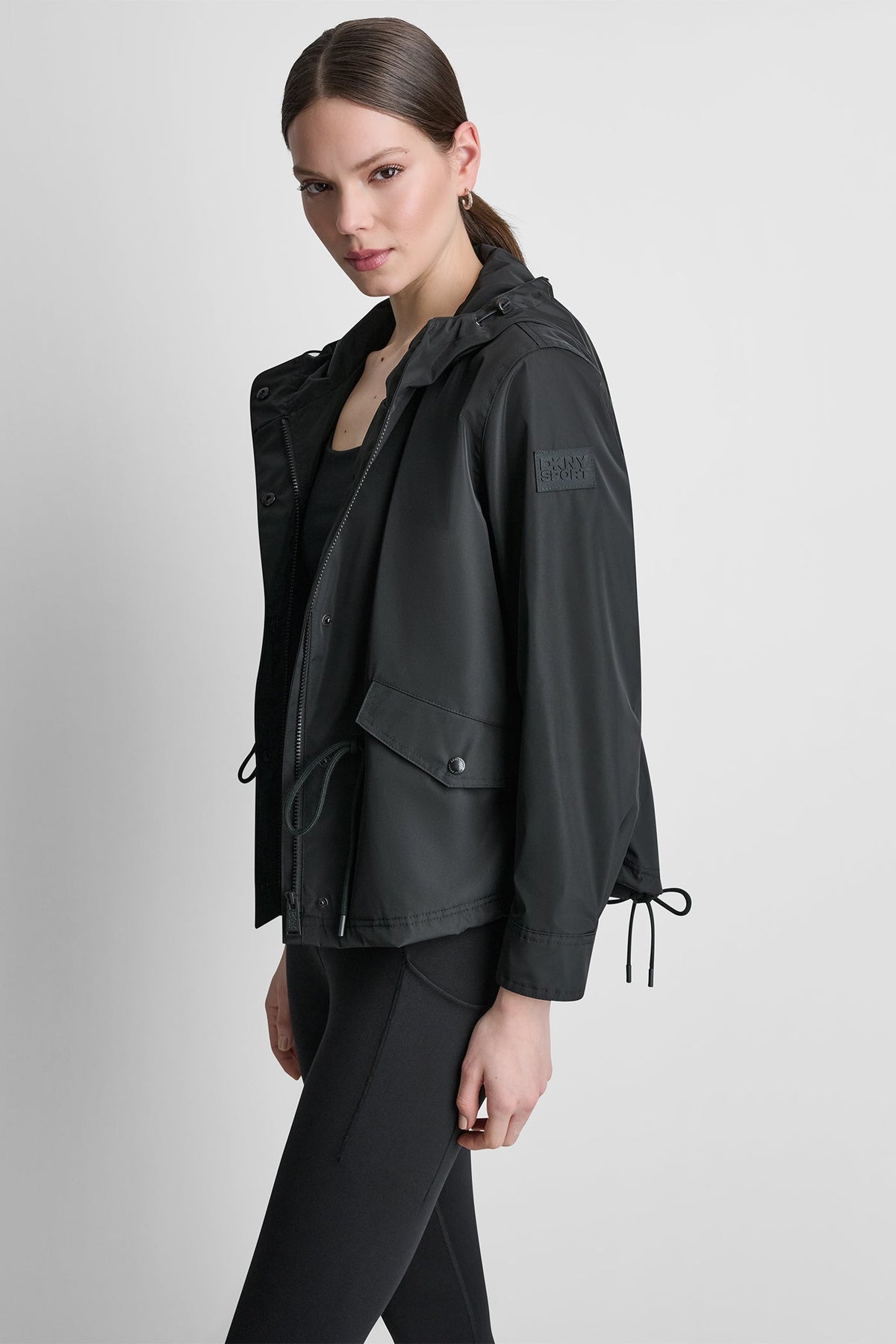 HIGH-LOW CROPPED JACKET