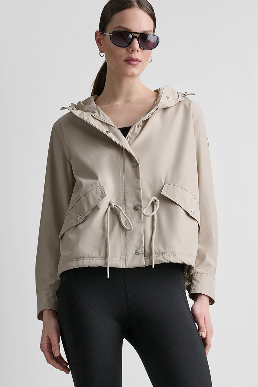 HIGH-LOW CROPPED JACKET