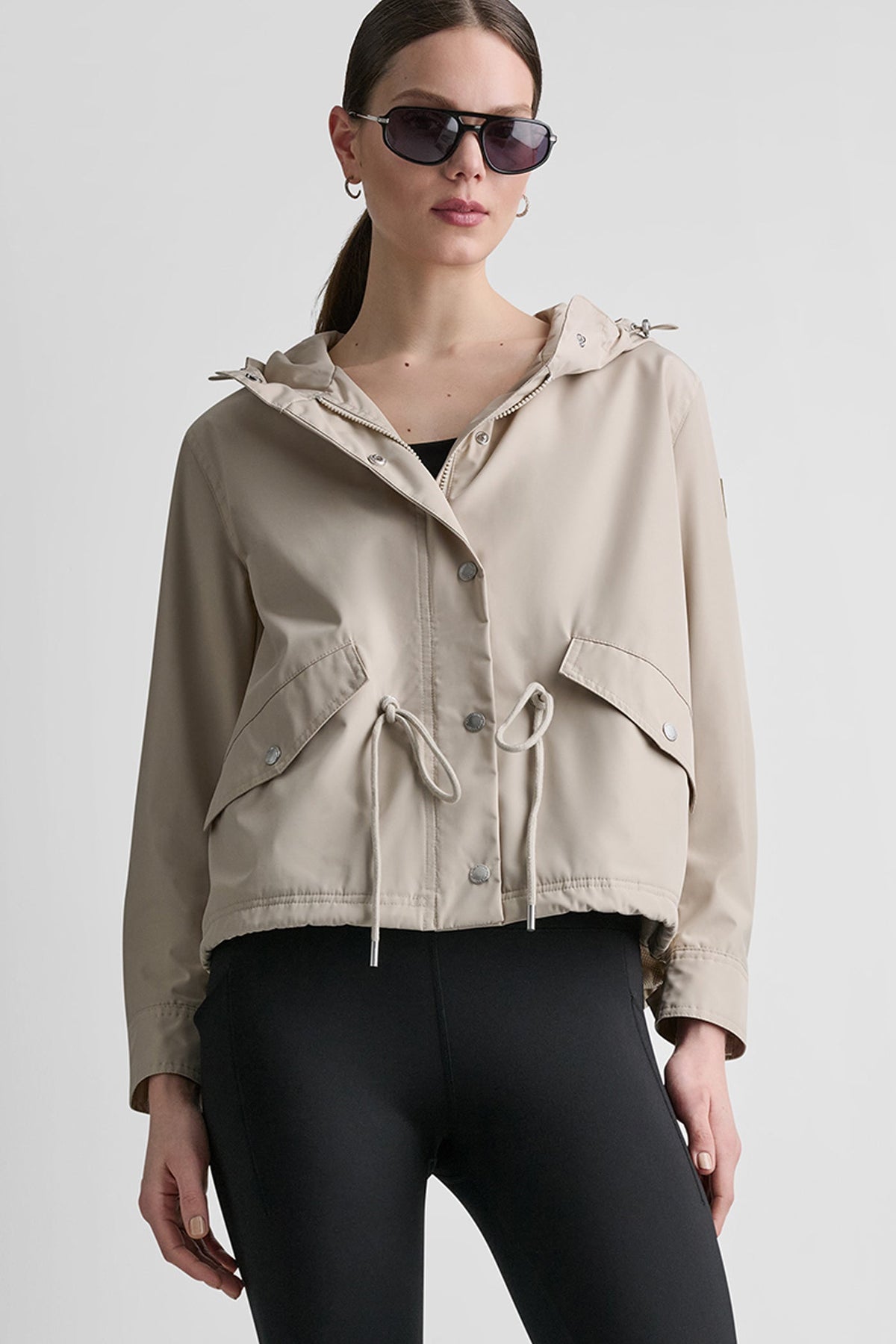 HIGH-LOW CROPPED JACKET