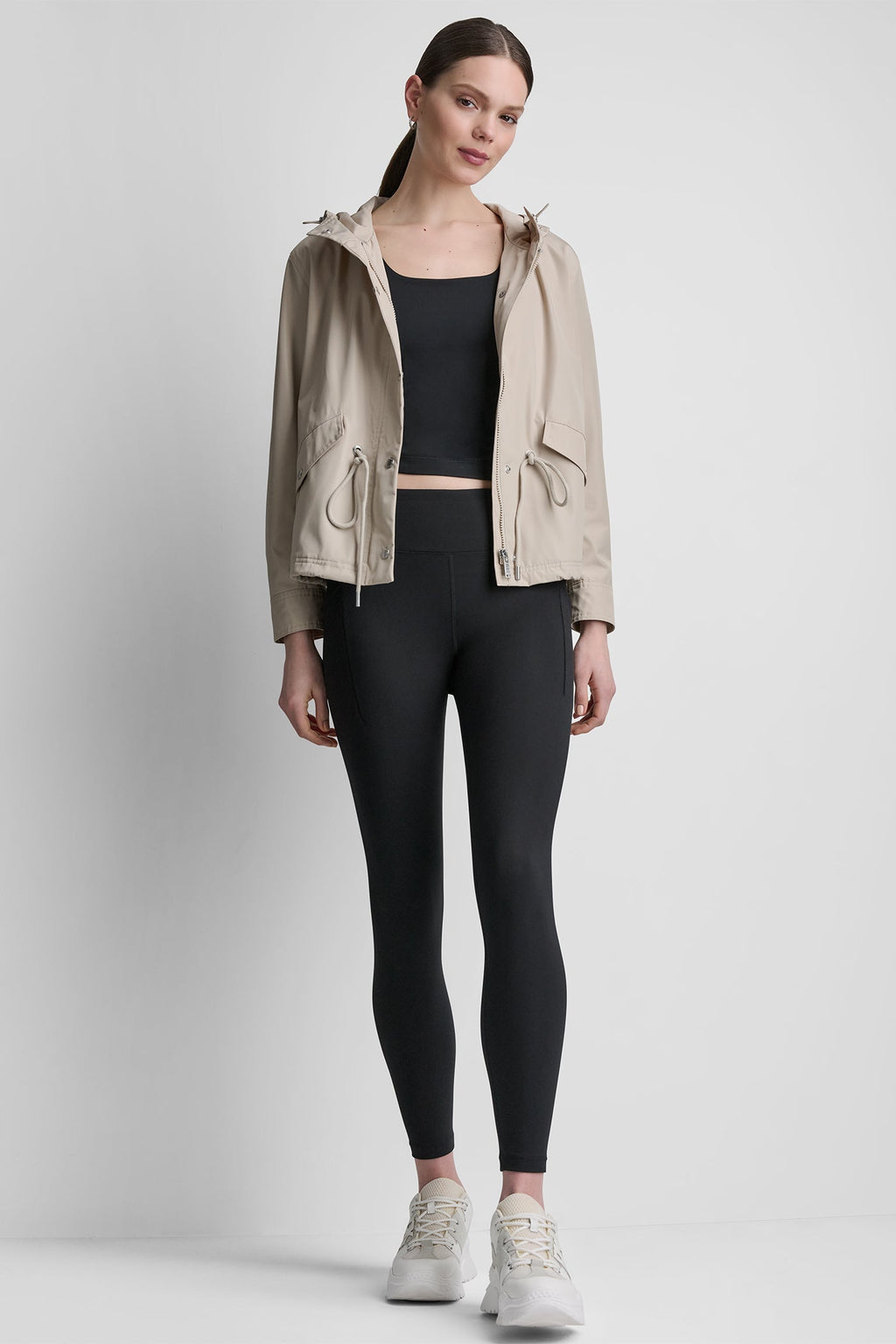 HIGH-LOW CROPPED JACKET