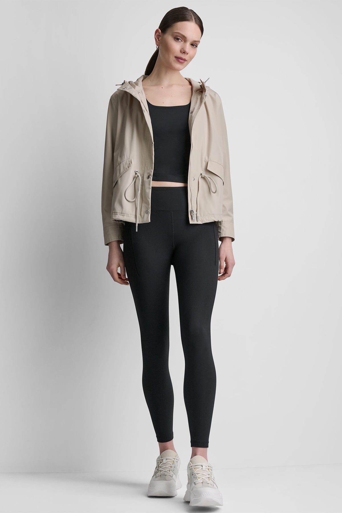 HIGH-LOW CROPPED JACKET