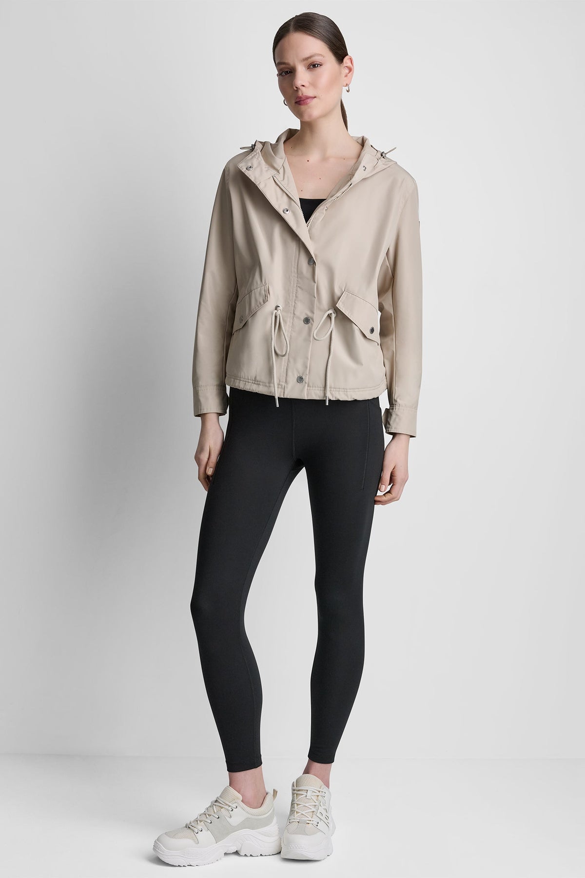 HIGH-LOW CROPPED JACKET