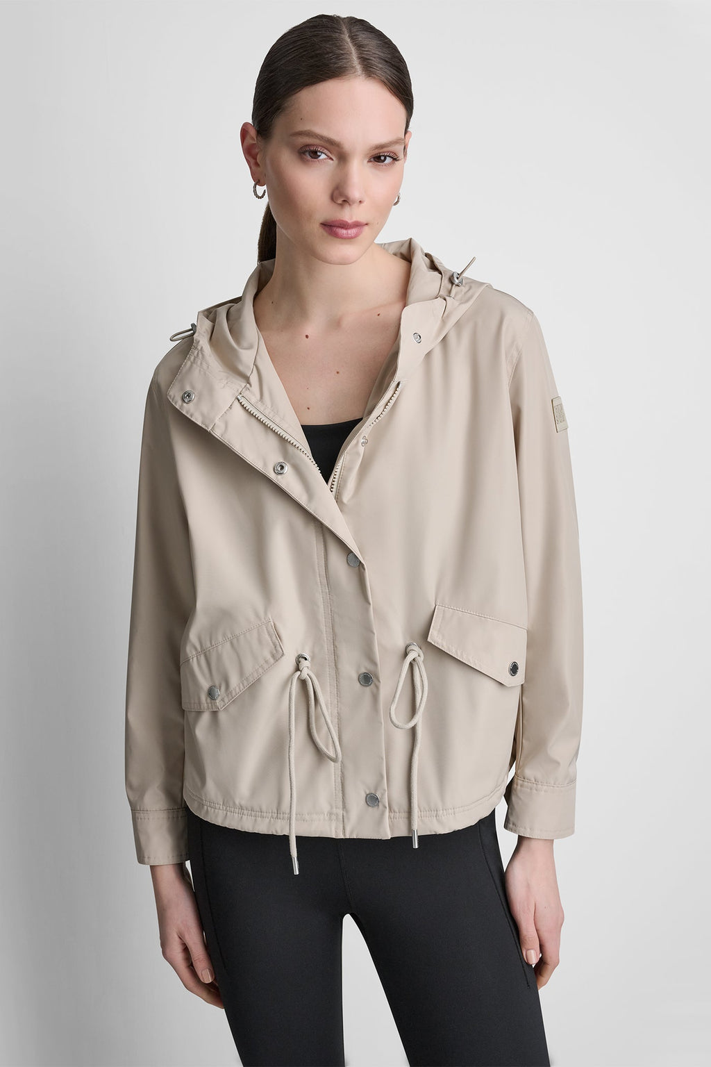 HIGH-LOW CROPPED JACKET