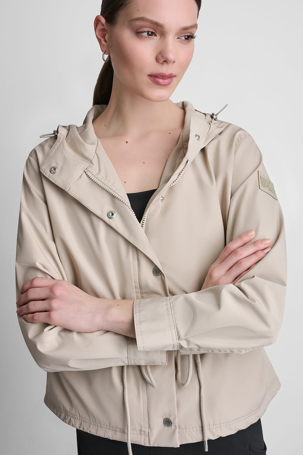 HIGH-LOW CROPPED JACKET