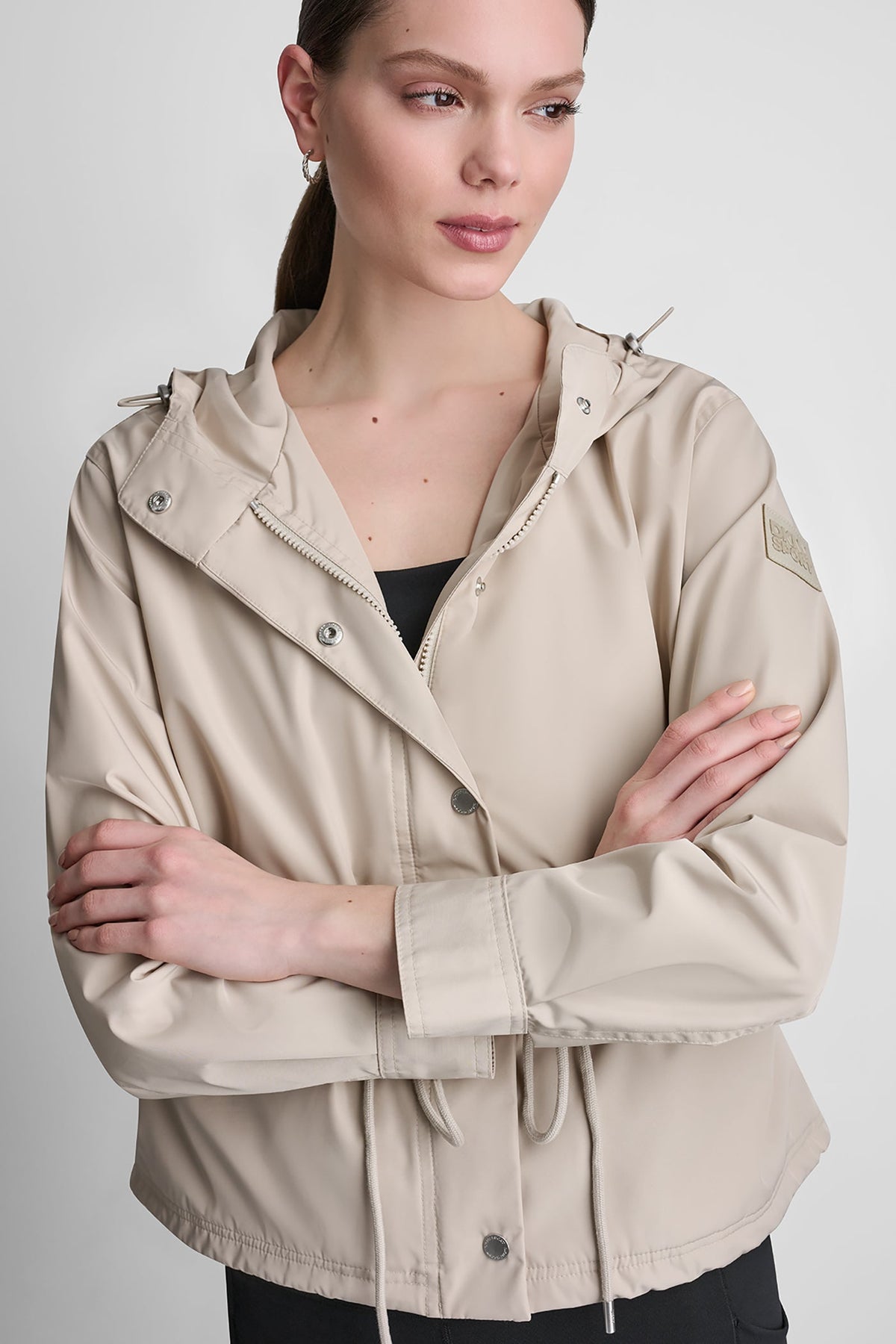 HIGH-LOW CROPPED JACKET