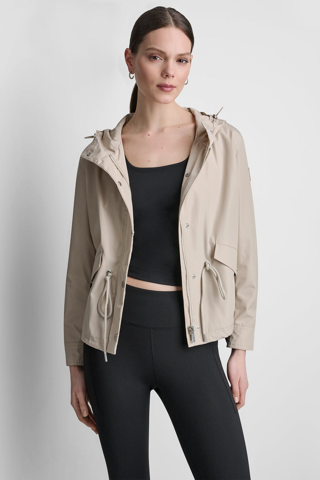 HIGH-LOW CROPPED JACKET